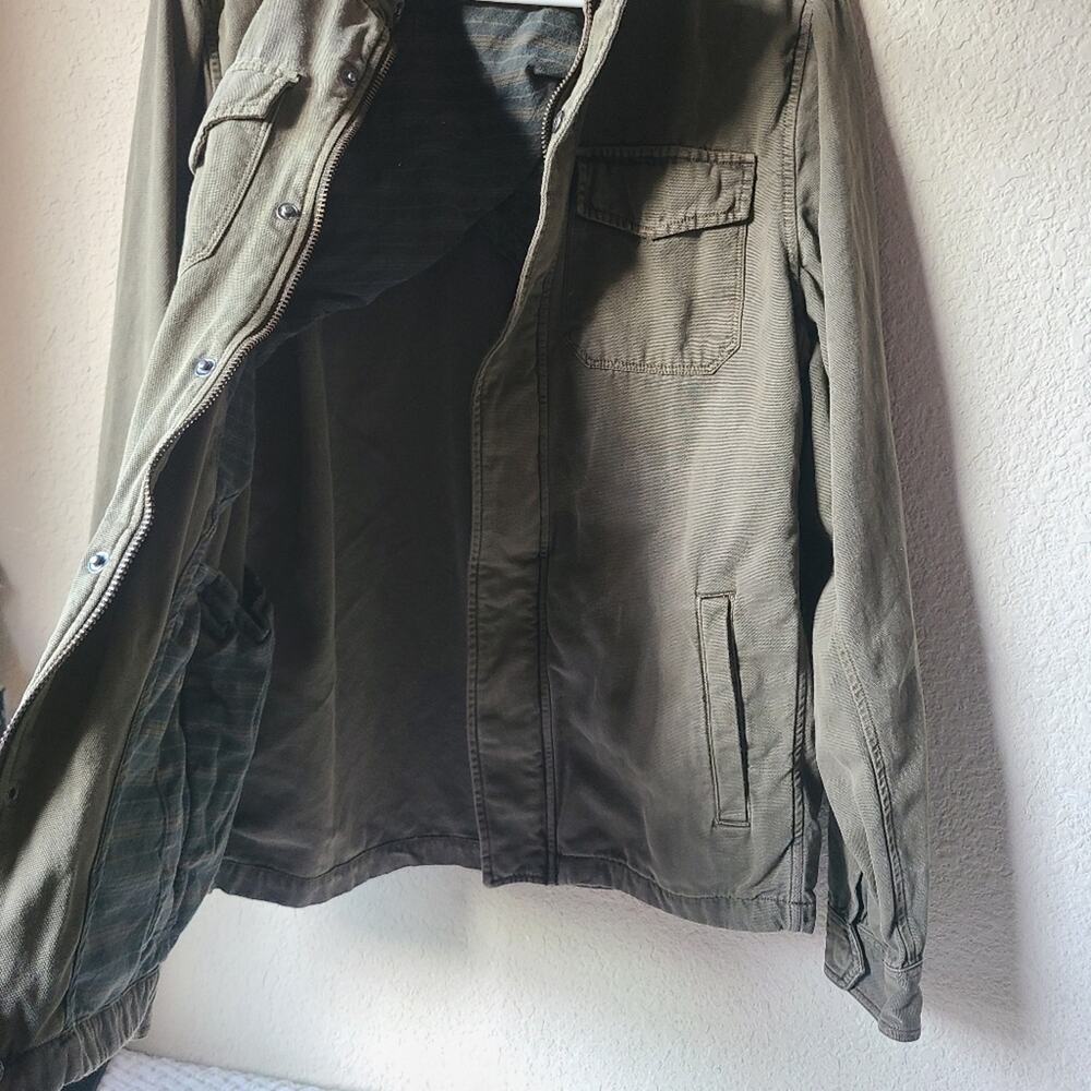 Marine Layer Army Green Jacket Men's Size Large - Picture 5 of 12